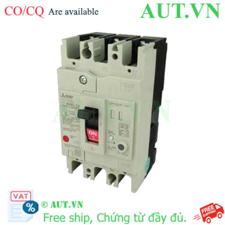 Ảnh của CB chống giật Mitsubishi NV63-CV 3P 5A 5kA 30mA