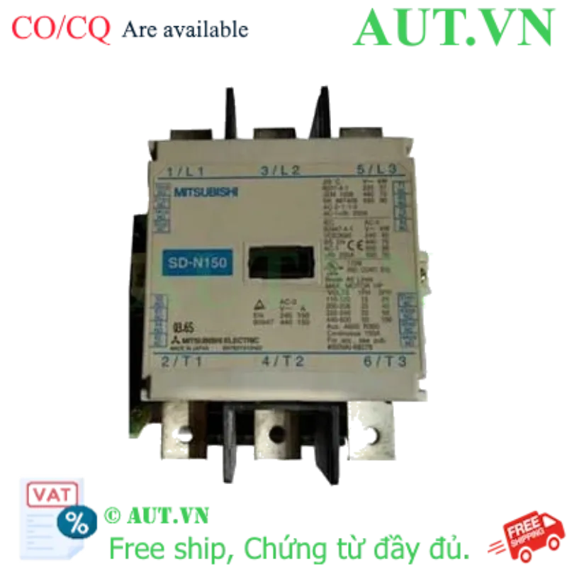Ảnh của Contactor Mitsubishi SD-N150 DC100V 2a2b