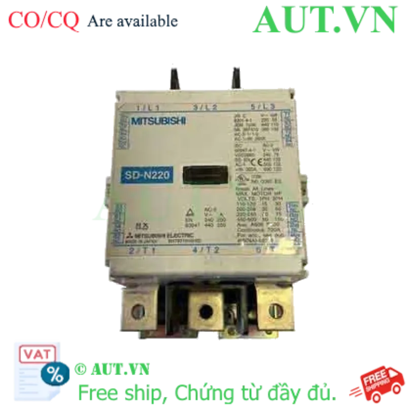 Ảnh của Contactor Mitsubishi SD-N220 DC110V 2a2b