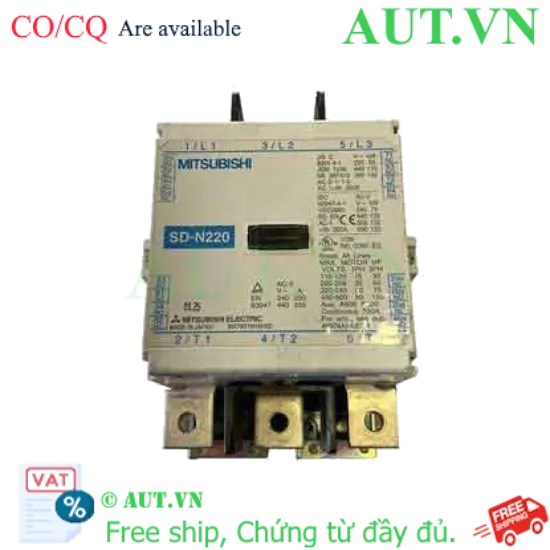 Ảnh của Contactor Mitsubishi SD-N220 DC125V 2a2b