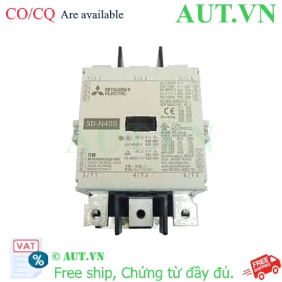 Ảnh của Contactor Mitsubishi SD-N400 DC100V 2a2b