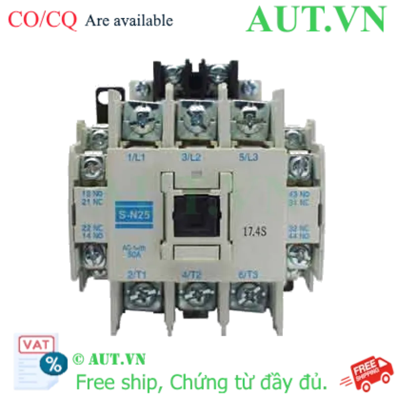 Ảnh của Contactor Mitsubishi S-N25 AC200V 2a2b