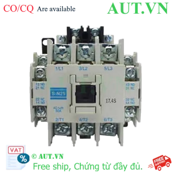 Ảnh của Contactor Mitsubishi S-N25 AC24V 2a2b