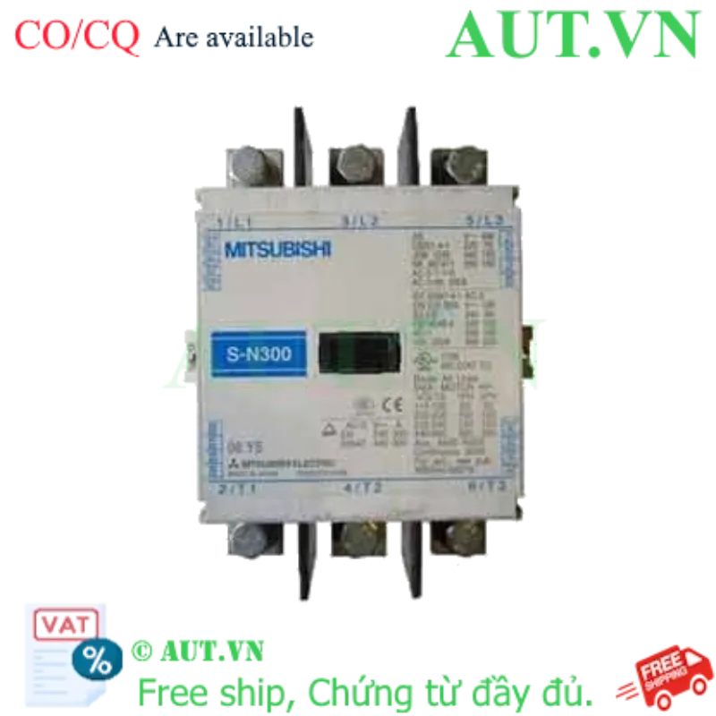 Ảnh của Contactor Mitsubishi S-N300 AC24V 2a2b