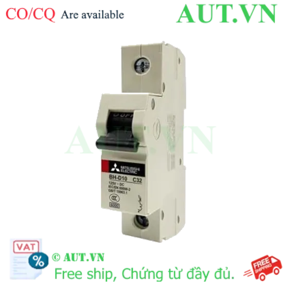 Ảnh của MCB Mitsubishi BH-D10 1P 32A 10kA C DC