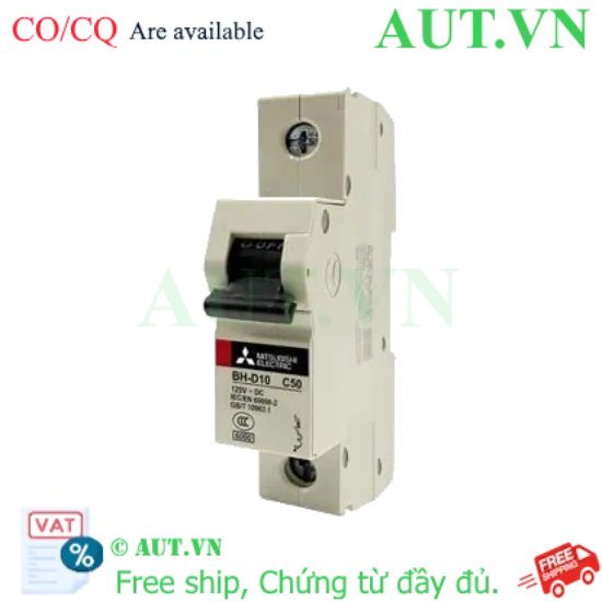 Ảnh của MCB Mitsubishi BH-D10 1P 50A 10kA C DC