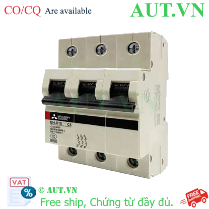 Ảnh của MCB Mitsubishi BH-D10 3P 4A 10kA C N