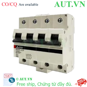 Ảnh của MCB Mitsubishi BH-D10 4P 1.6A 10kA C N
