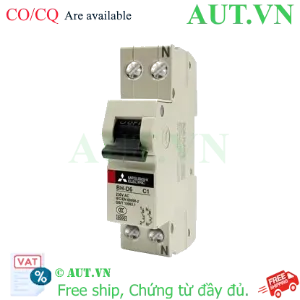 Ảnh của MCB Mitsubishi BH-D6 1PN 1A 6kA C N
