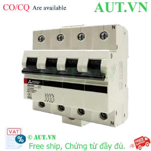 Ảnh của MCB Mitsubishi BH-D6 4P 1A 6kA C N