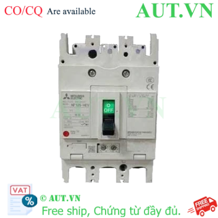 Ảnh của MCCB Mitsubishi NF125-HGV 3P 45-63A 75KA