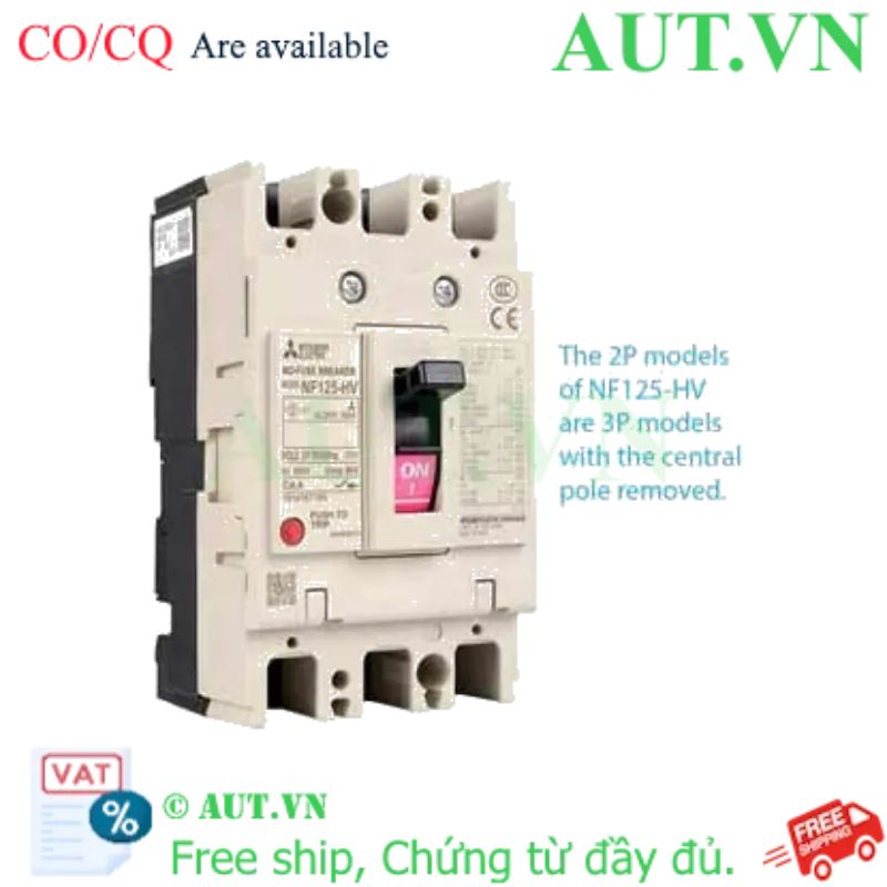 Ảnh của MCCB Mitsubishi NF125-HV 2P 30A 100KA