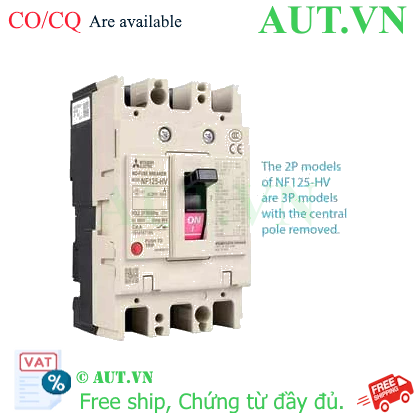 Ảnh của MCCB Mitsubishi NF125-HV 2P 50A 100KA
