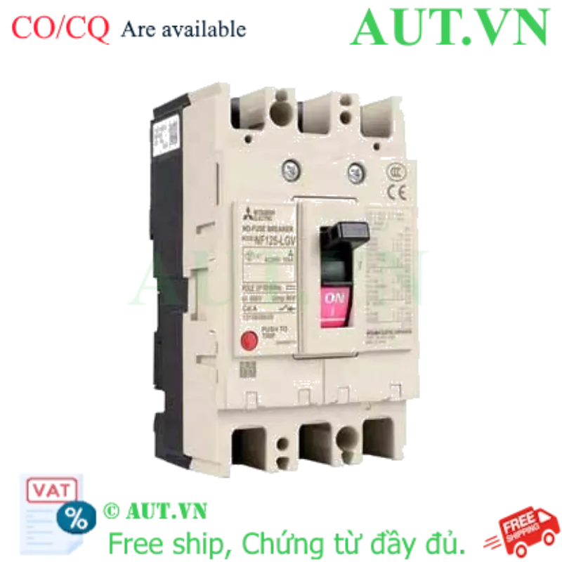 Ảnh của MCCB Mitsubishi NF125-LGV 3P 90-125A 50KA