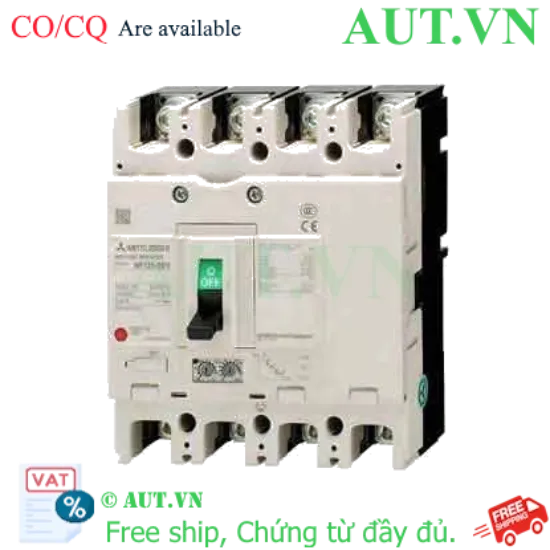 Ảnh của MCCB Mitsubishi NF125-SEV 4P 63-125A 36kA