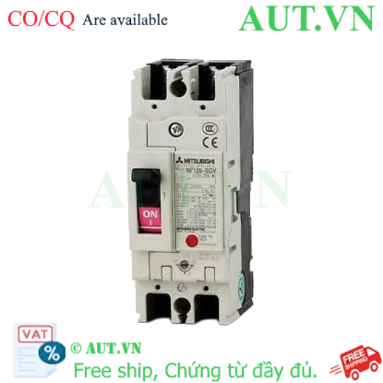 Ảnh của MCCB Mitsubishi NF125-SGV 2P 90-125A 85KA