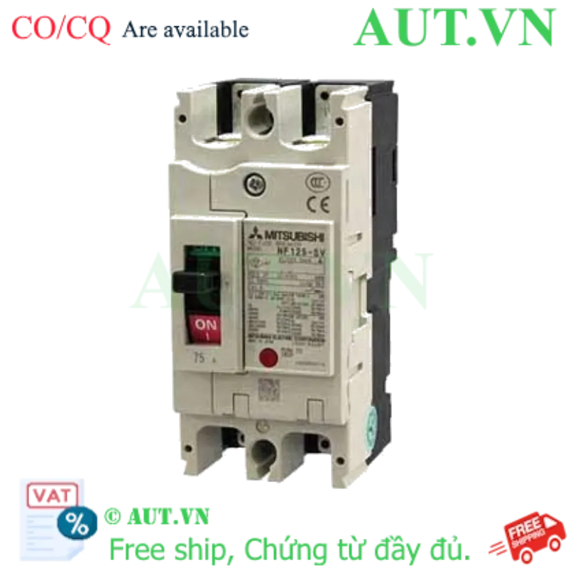 Ảnh của MCCB Mitsubishi NF125-SV 2P 75A 50KA
