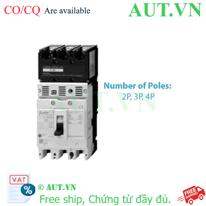 Ảnh của MCCB Mitsubishi NF125-UV 4P 30A 200kA