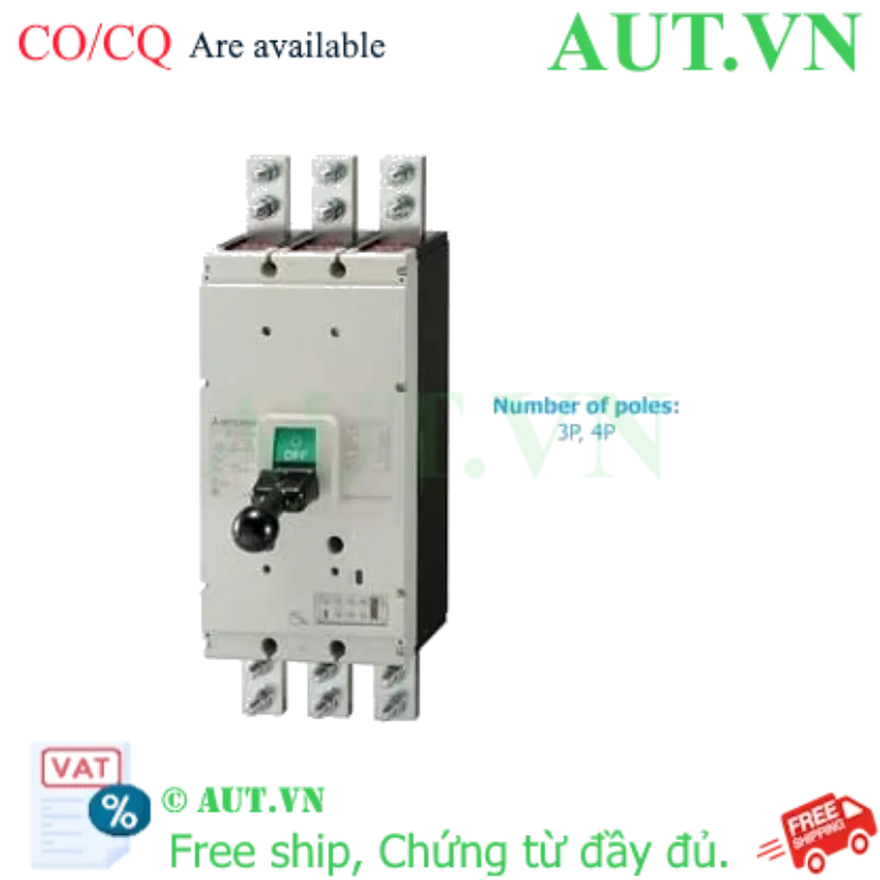 Ảnh của MCCB Mitsubishi NF1600-SEW 4P 1600A 85kA