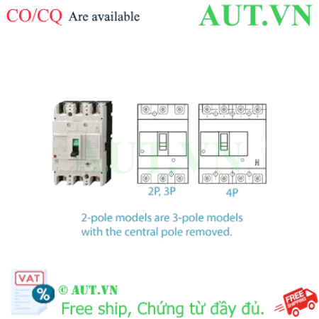 Ảnh của MCCB Mitsubishi NF160-LGV 2P 125-160A 90KA