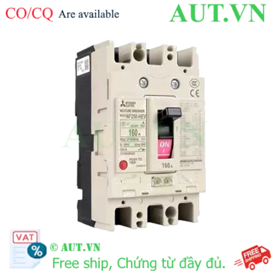 Ảnh của MCCB Mitsubishi NF250-HEV 3P 80-160A 75KA