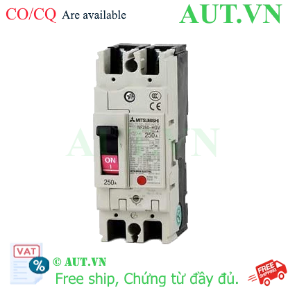 Ảnh của MCCB Mitsubishi NF250-HGV 2P 175-250A 100KA