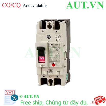 Ảnh của MCCB Mitsubishi NF250-HV 2P 125A 100KA