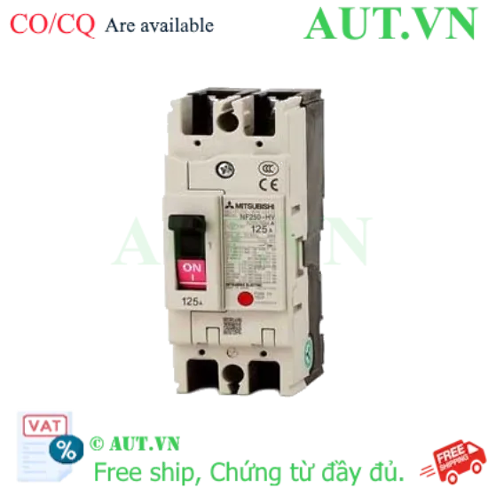 Ảnh của MCCB Mitsubishi NF250-HV 2P 125A 100KA