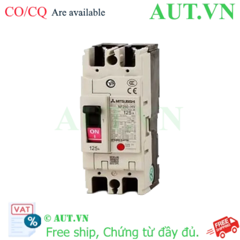Ảnh của MCCB Mitsubishi NF250-HV 2P 125A 100KA