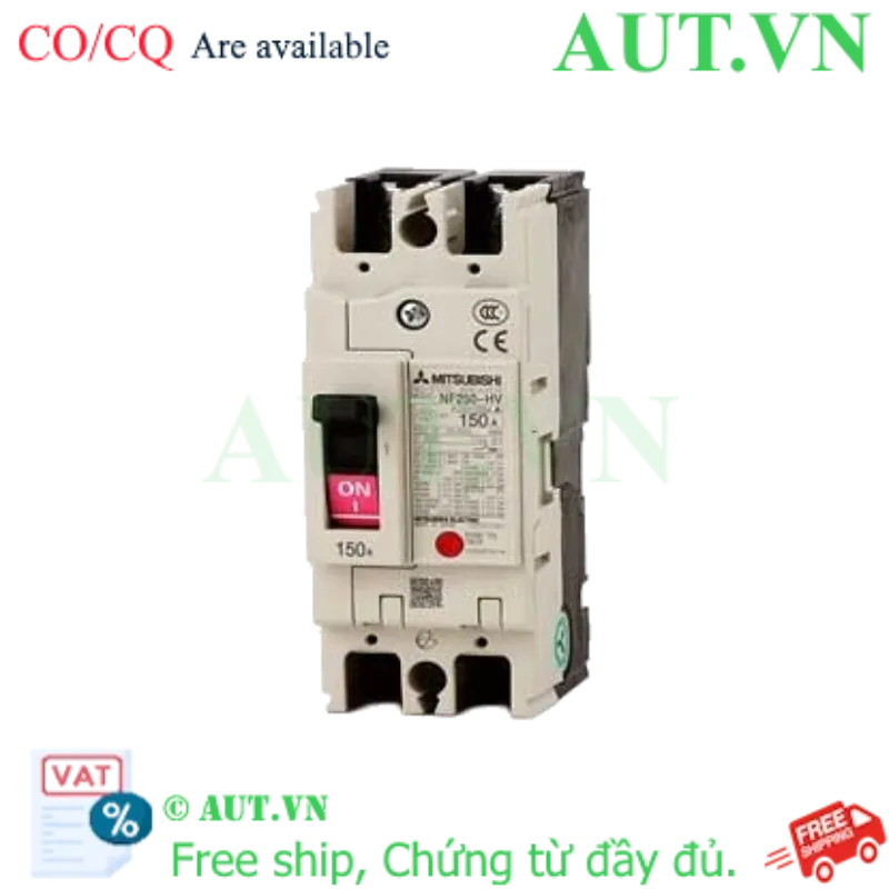 Ảnh của MCCB Mitsubishi NF250-HV 2P 150A 100KA