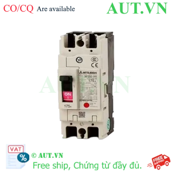 Ảnh của MCCB Mitsubishi NF250-HV 2P 175A 100KA