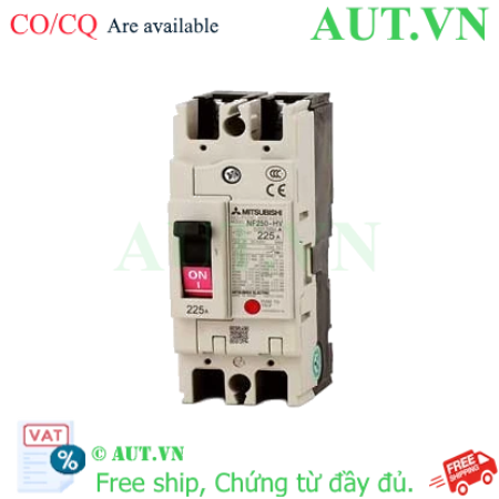 Ảnh của MCCB Mitsubishi NF250-HV 2P 225A 100KA