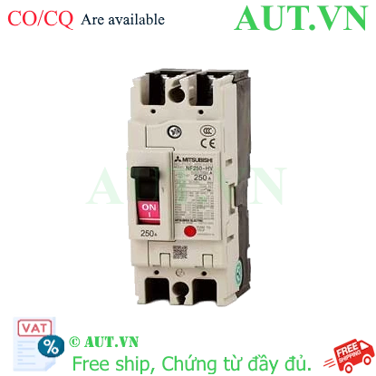Ảnh của MCCB Mitsubishi NF250-HV 2P 250A 100KA