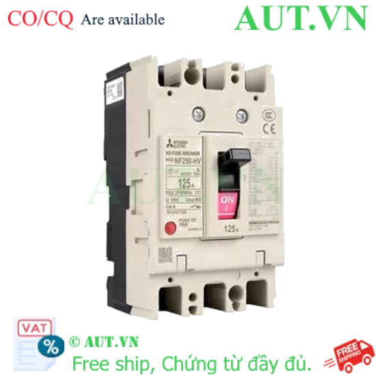 Ảnh của MCCB Mitsubishi NF250-HV 3P 125A 75KA