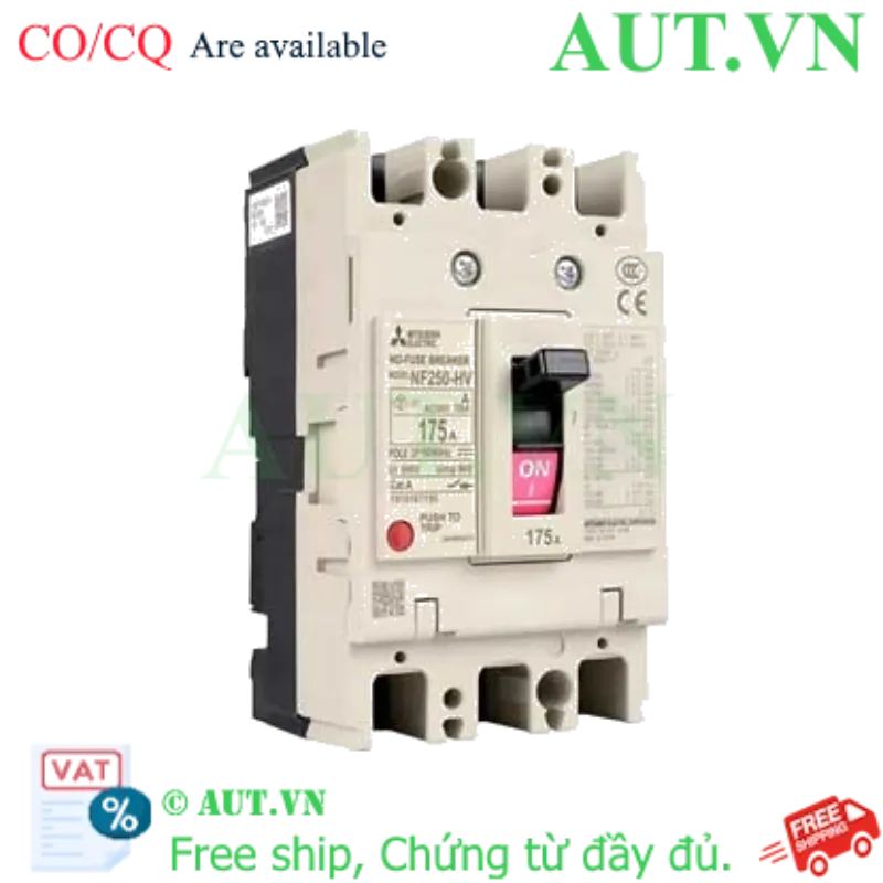 Ảnh của MCCB Mitsubishi NF250-HV 3P 175A 75KA
