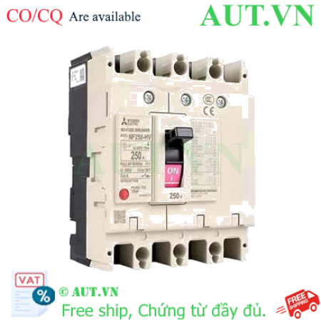 Ảnh của MCCB Mitsubishi NF250-HV 4P 250A 75kA