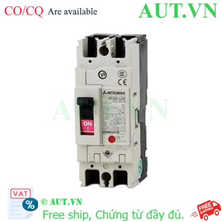 Ảnh của MCCB Mitsubishi NF250-LGV 2P 125-160A 90KA