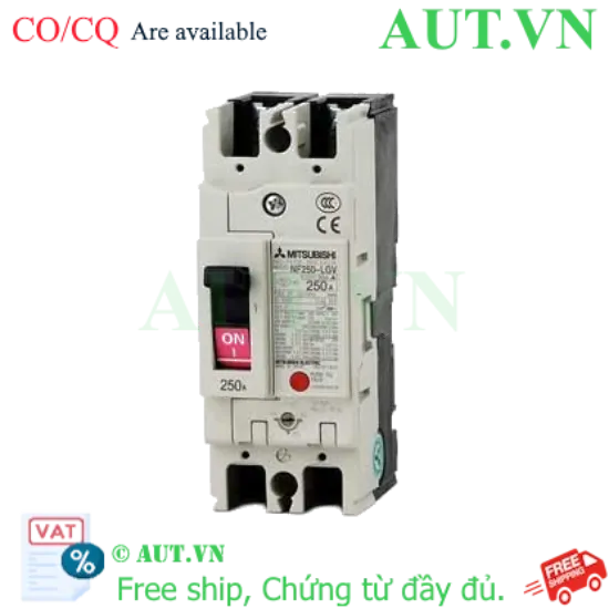 Ảnh của MCCB Mitsubishi NF250-LGV 2P 175-250A 90KA