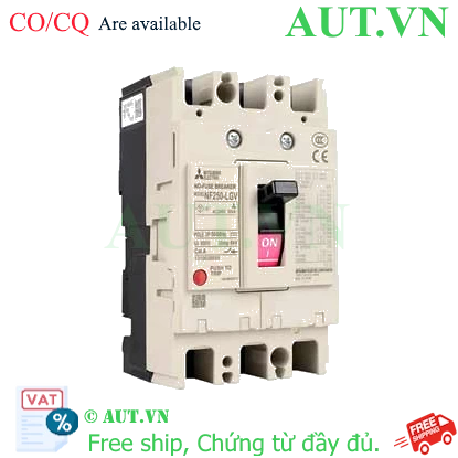Ảnh của MCCB Mitsubishi NF250-LGV 3P 125-160A 50KA