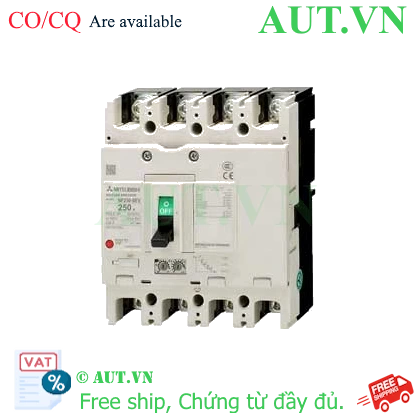 Ảnh của MCCB Mitsubishi NF250-SEV 4P 80-160A 36KA