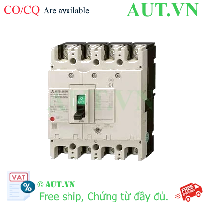 Ảnh của MCCB Mitsubishi NF250-SGV 4P 125-160A 36KA