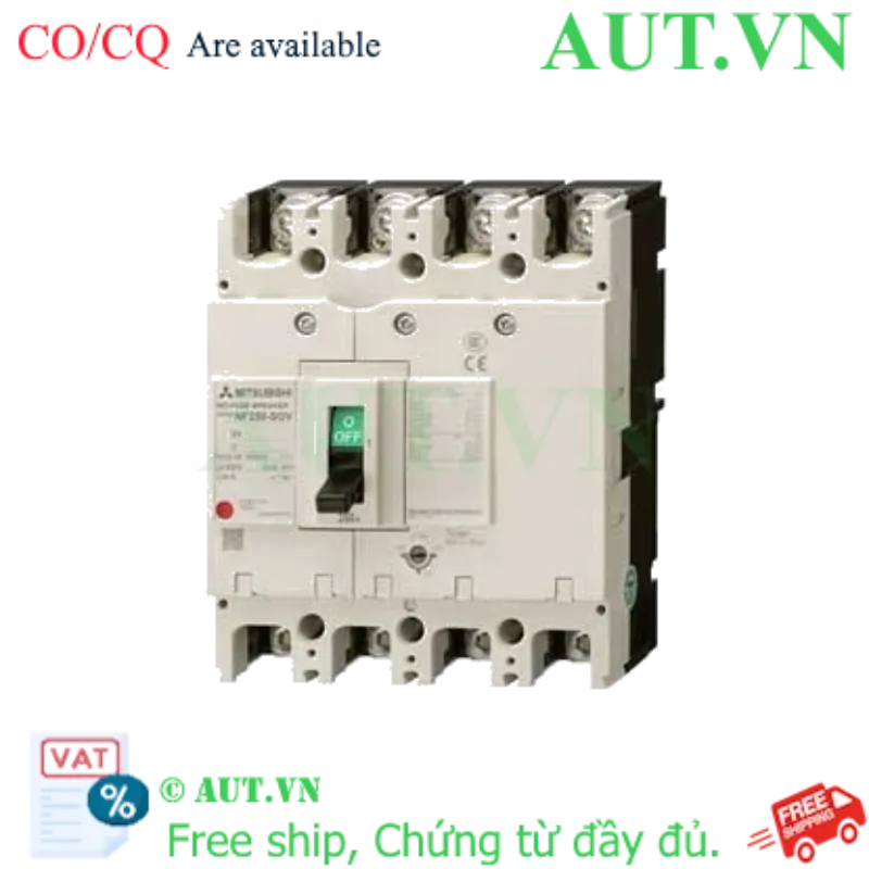 Ảnh của MCCB Mitsubishi NF250-SGV 4P 125-160A 36KA
