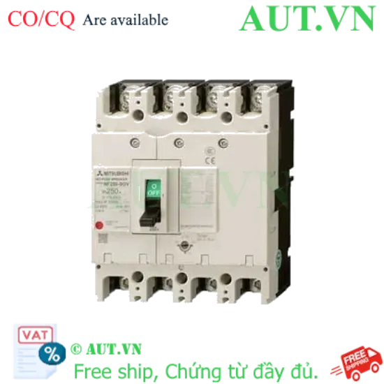 Ảnh của MCCB Mitsubishi NF250-SGV 4P 175-250A 36KA