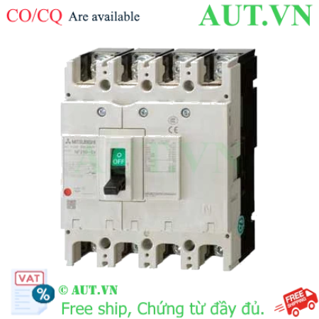 Ảnh của MCCB Mitsubishi NF250-SV 4P 225A 36kA