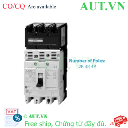 Ảnh của MCCB Mitsubishi NF250-UV 2P 125A 200kA