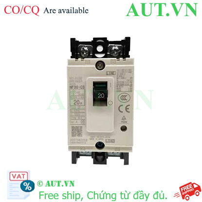 Ảnh của MCCB Mitsubishi NF30-CS 2P 20A 2.5KA
