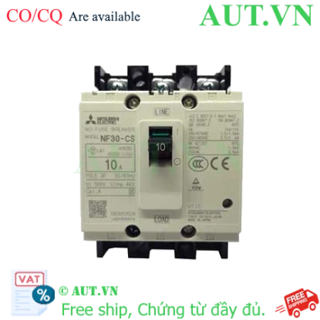 Ảnh của MCCB Mitsubishi NF30-CS 3P 10A 1.5KA