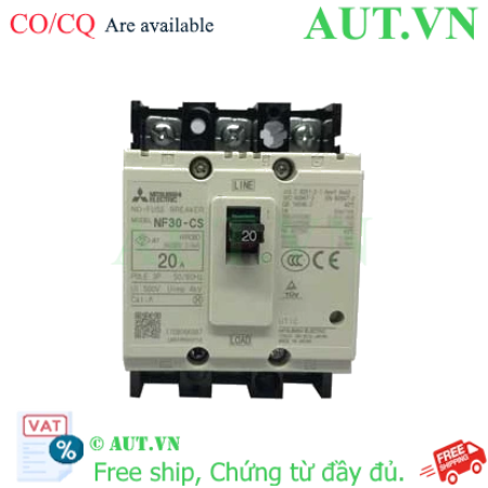 Ảnh của MCCB Mitsubishi NF30-CS 3P 20A 1.5KA