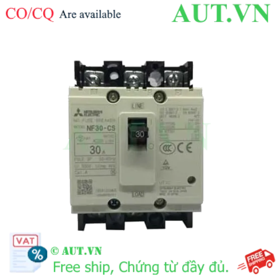 Ảnh của MCCB Mitsubishi NF30-CS 3P 30A 1.5KA