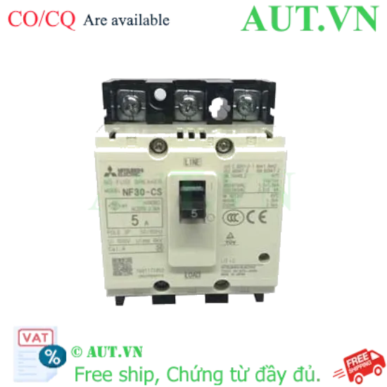 Ảnh của MCCB Mitsubishi NF30-CS 3P 5A 1.5KA
